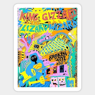 the king gizzard poster Magnet